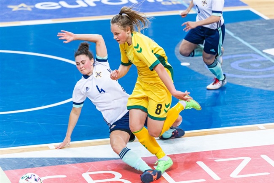 Lithuanians lost to the Northern Ireland team by a narrow margin