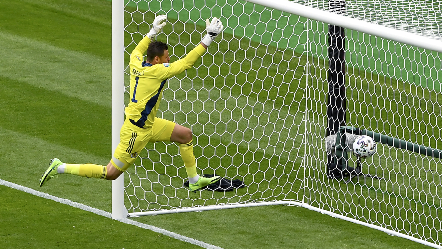 European championship - goal from the middle of the field