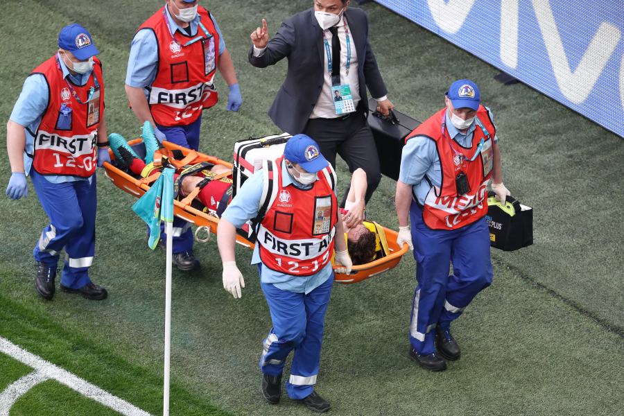 A Brazilian representing Russia ended up in the hospital.