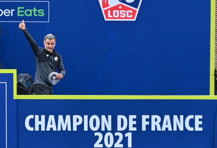 "Ligue 1" champion C. Galtier, who triumphed with "Lille," moved to "Nice"