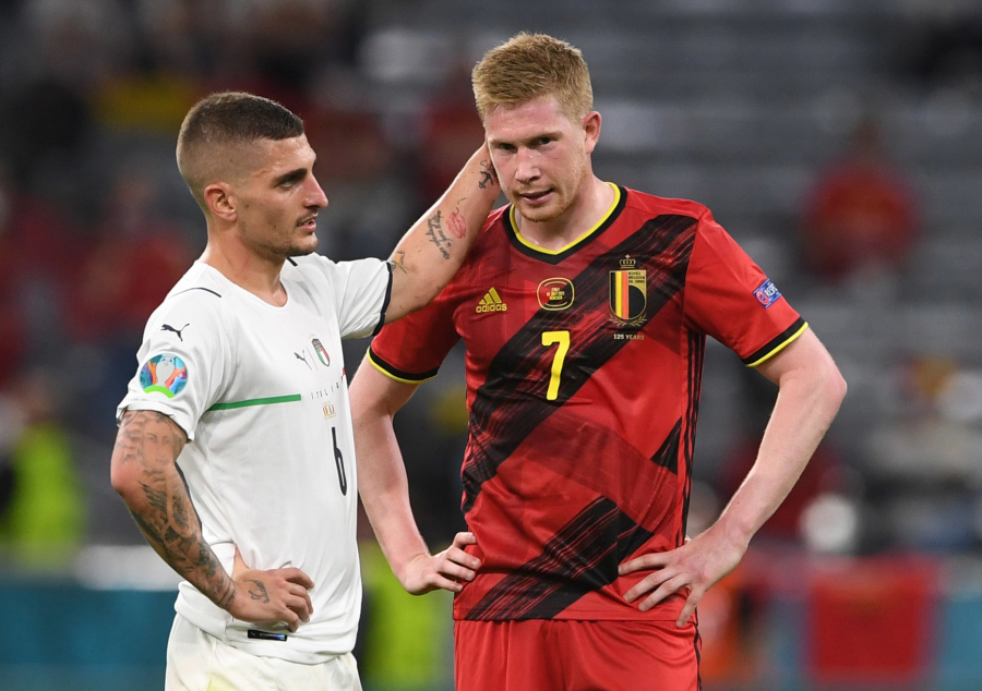 The heroism of K. De Bruyne: playing with a torn ligament