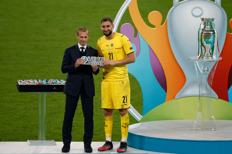 G. Donnarumma recognized as the best EURO 2020 football player