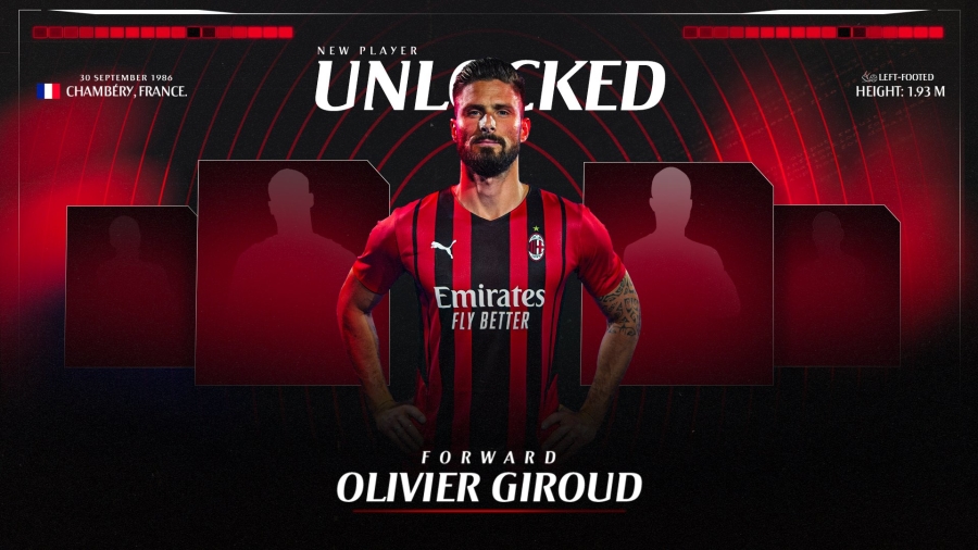 Official: O. Giroud joined the ranks of "AC Milan"