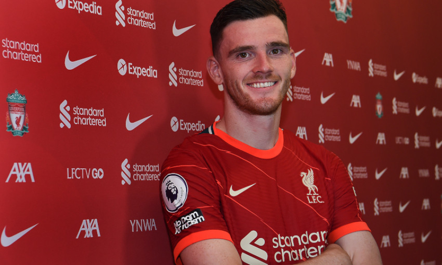 Another one: A. Robertson helped sign a new "Liverpool" contract.