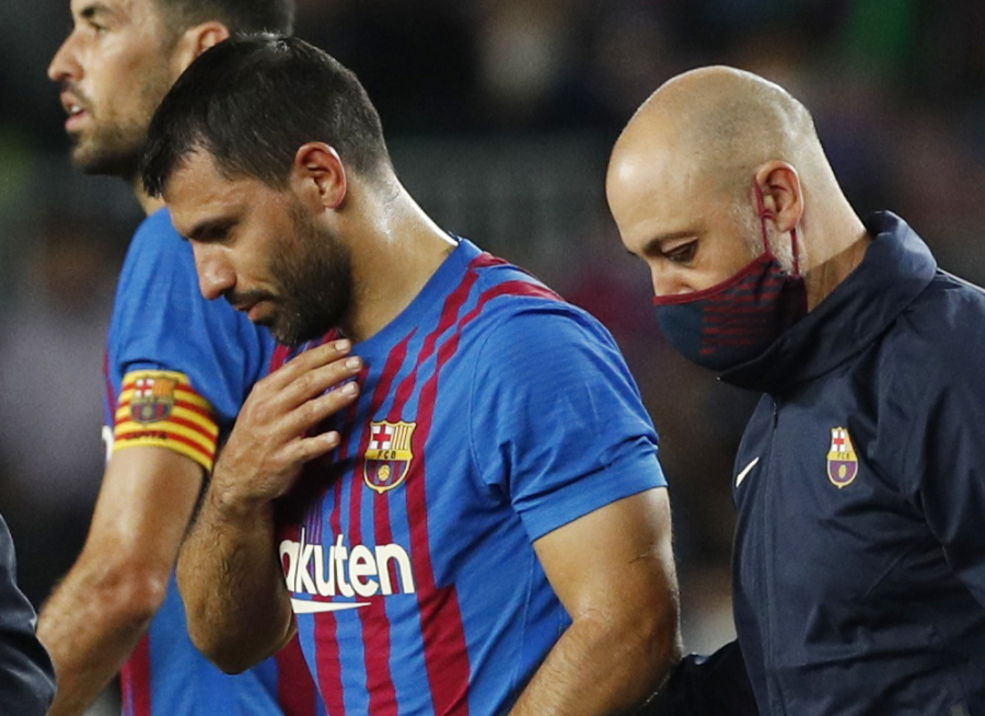 S. Aguero will miss at least three months without football