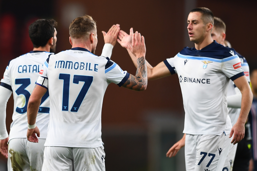 Having settled all matters in the first half, "Lazio" defeated "Sampdoria" eleven