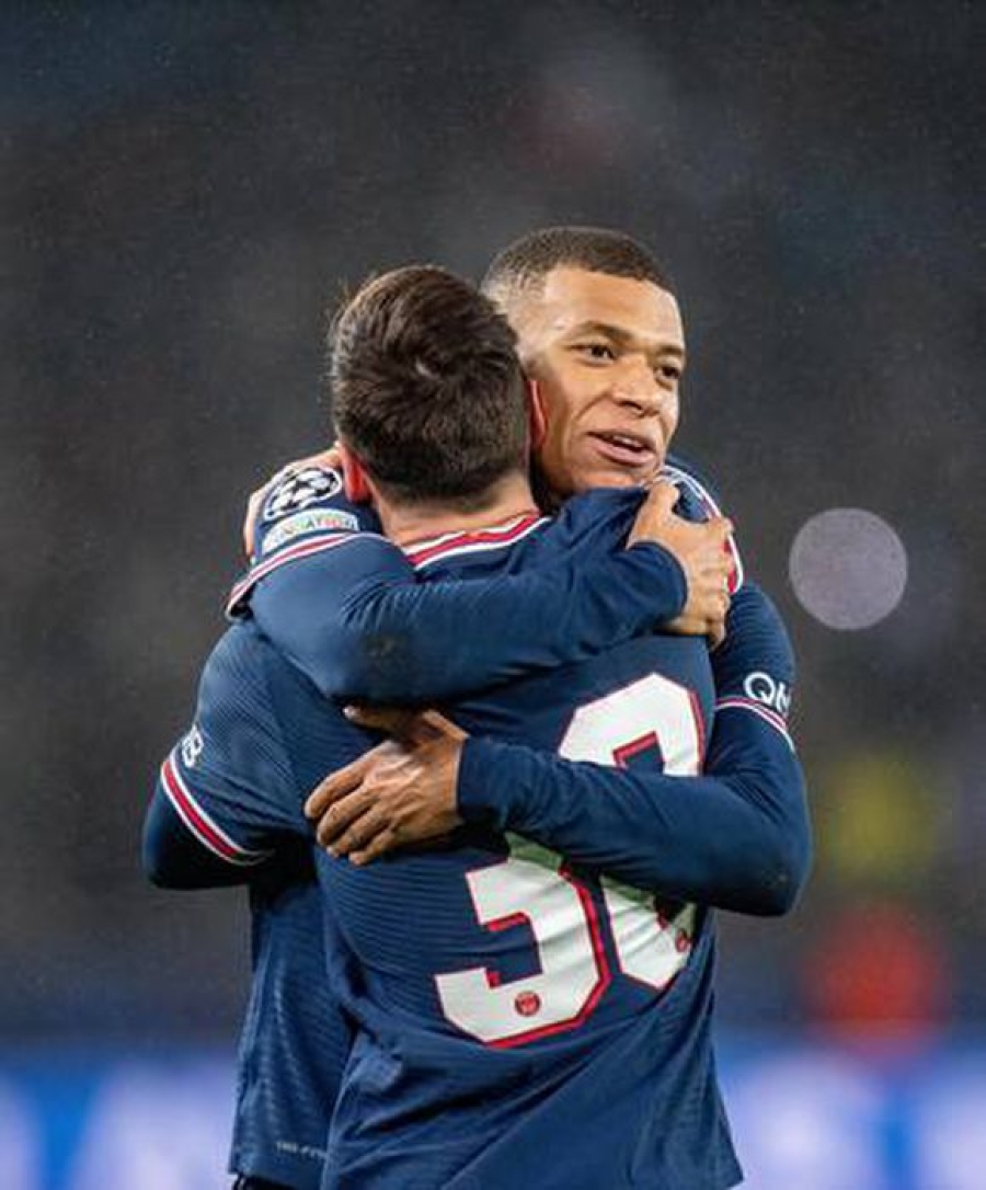 K. Mbappe beat his teammate L. Messi's record