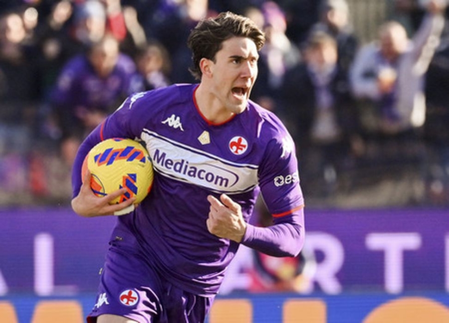 Record-breaking goal by D. Vlahovičius did not bring victory to Fiorentina