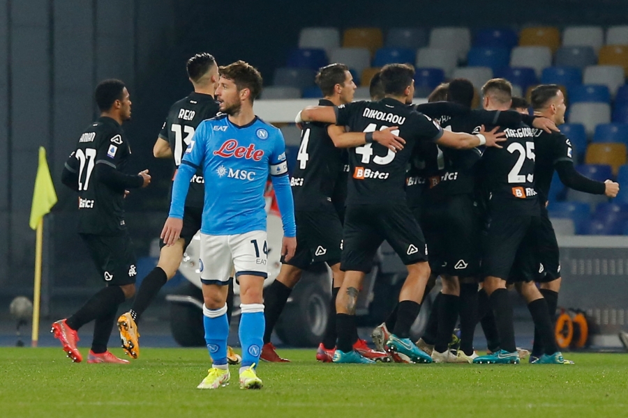 "Not once hitting the gate area" "Spezia" unexpectedly defeated the "Napoli" team