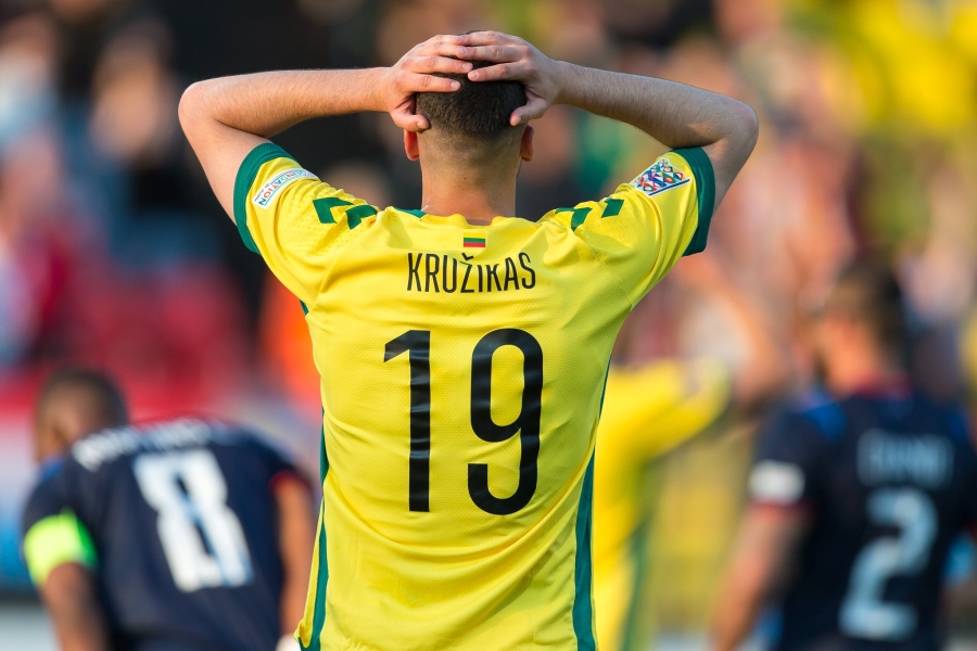 In the updated FIFA ranking, Lithuania's national team was surpassed by Estonia and Suriname.