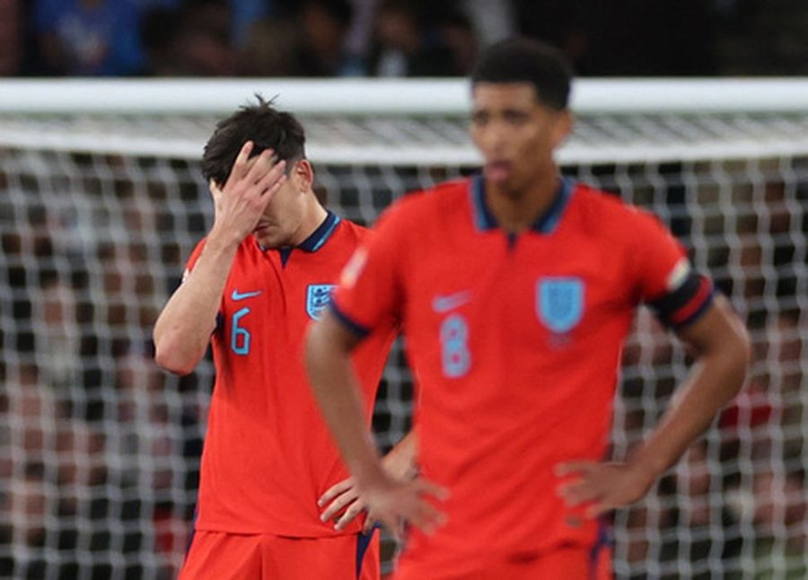 League of Nations: Maguire's and Pope's rough mistakes prevented the English from defeating Germany