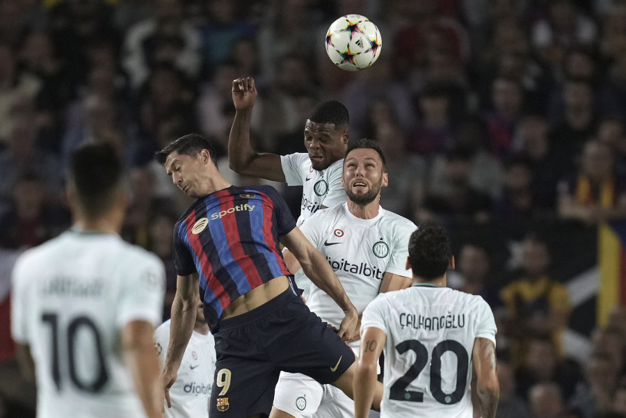 During the "El Clasico" match - a new logo on the "Barca" jerseys