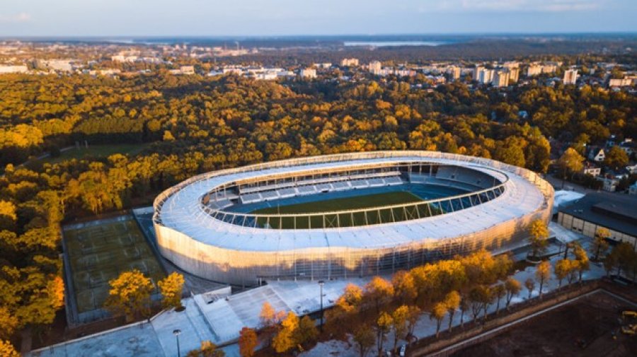 "In the filled new Darius and Girėnas Stadium after extra time, the cup was won by 'Žalgiris'"