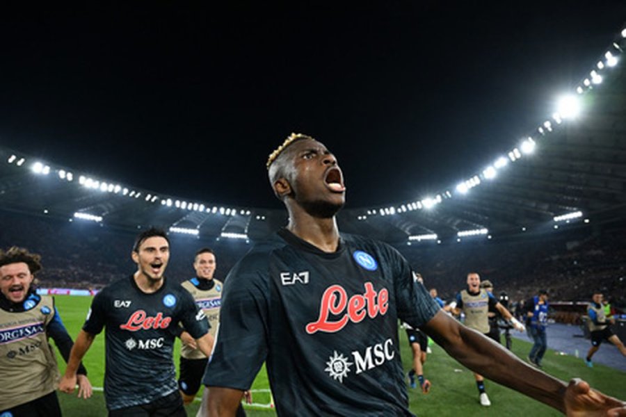 V. Osimhen's goal snatches victory for "Napoli" team in Rome.