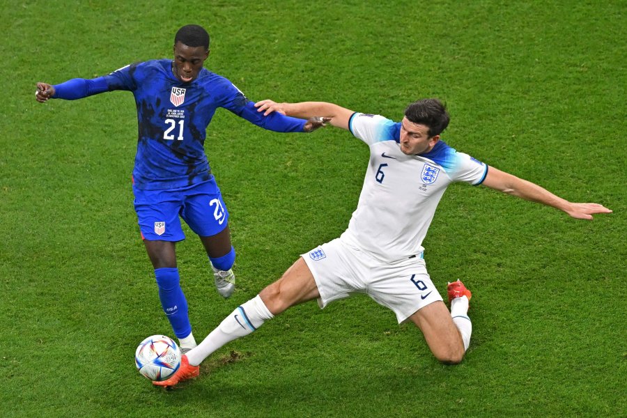 The duel between England and the USA ended in a draw