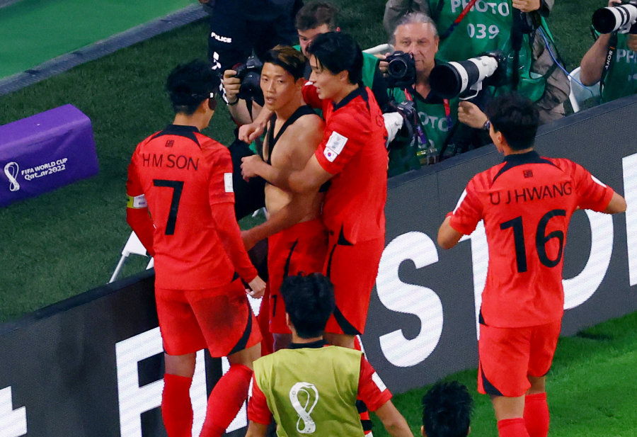 South Korea unexpectedly reached the World Cup quarterfinals