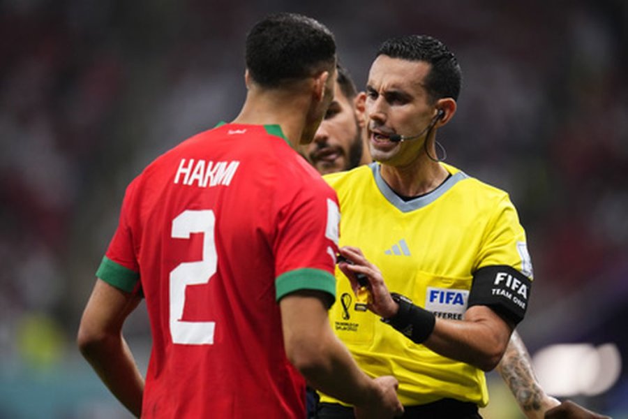 Morocco lodged a protest over referees' work in the match against France