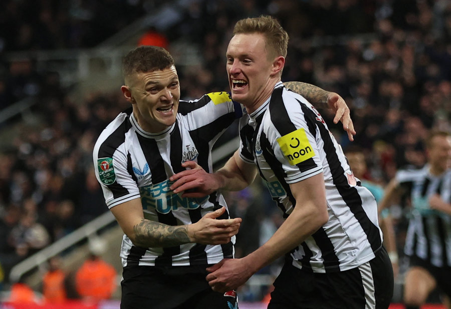 Newcastle" broke into the "Carabao" Cup final