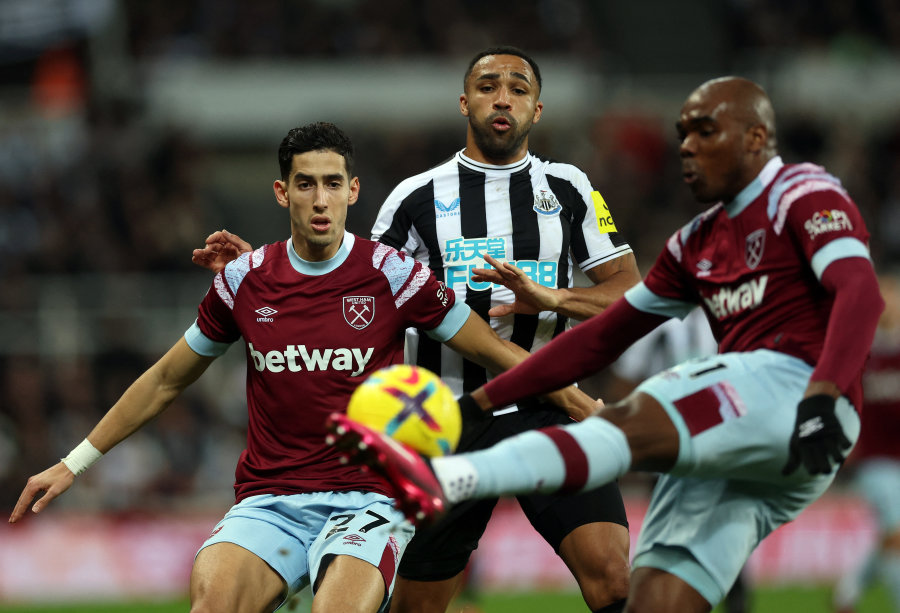 The match between the teams "Newcastle" and "West Ham" ended in a draw