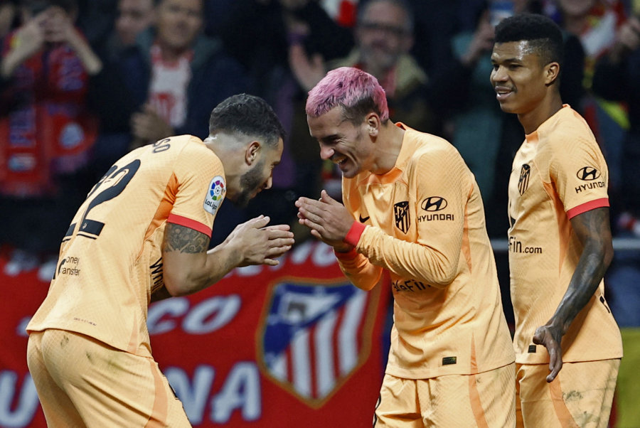 A. Griezmann's goal brought victory to the 'Atletico' team