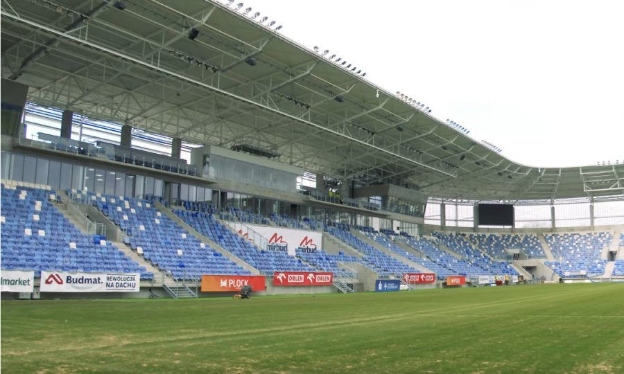 In Poland - modern and five times cheaper than the stadium in Vilnius