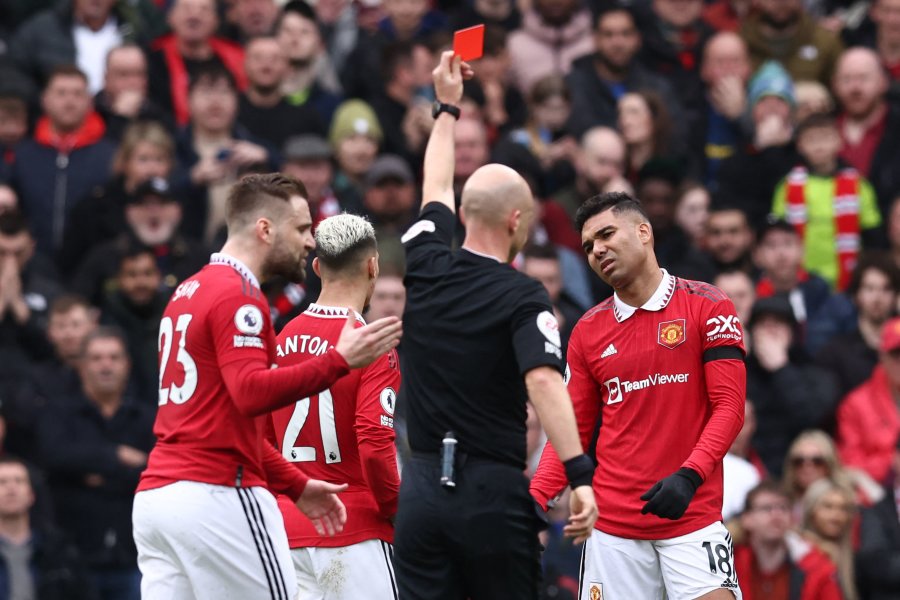 Man Utd" will not appeal against Casemiro's red card