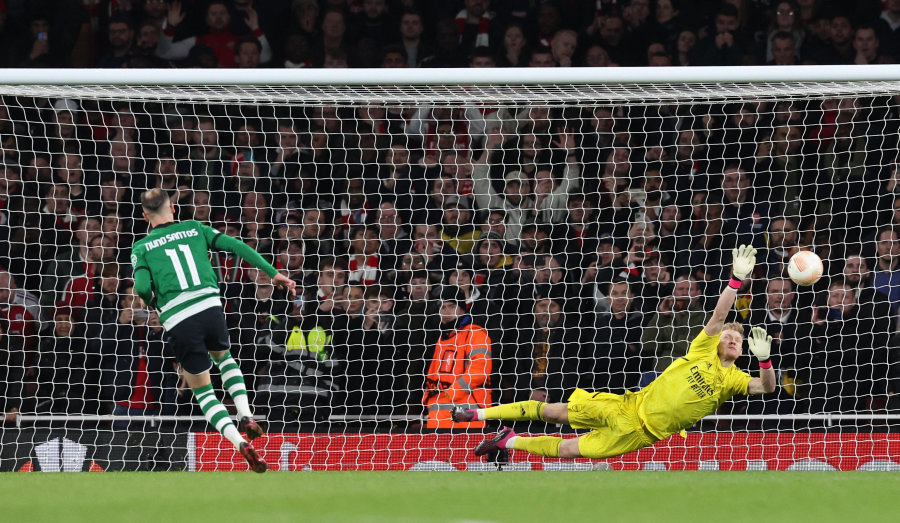 Sporting" eliminated "Arsenal" from the Europa League after an 11-meter penalty shootout