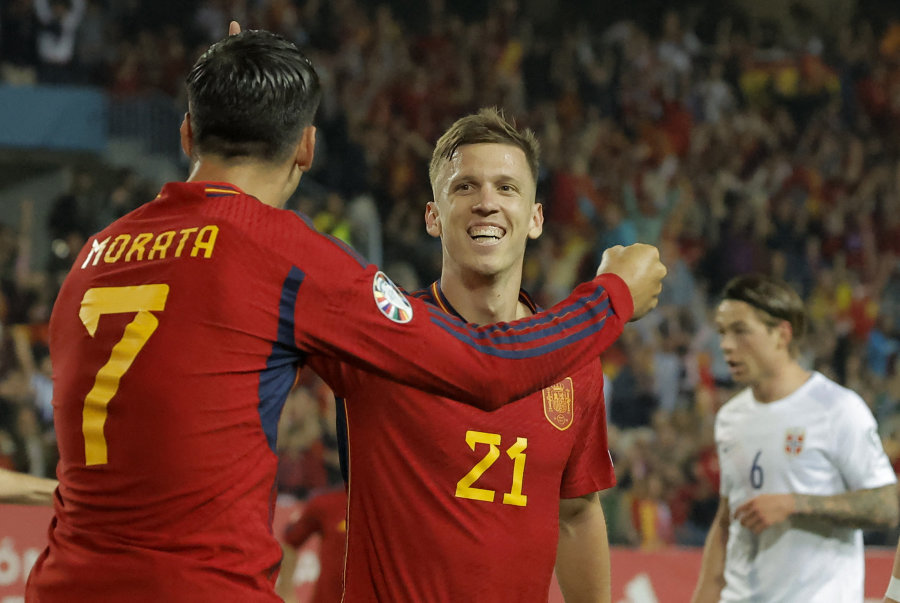 Spain took care of Norwegian footballers at home