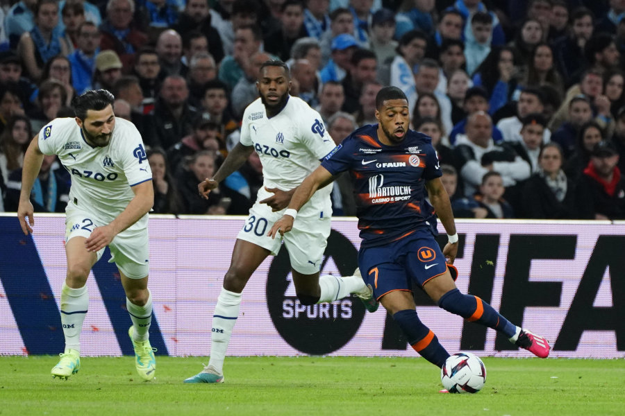 The battle between the teams of "Marseille" and "Montpellier" ended in a tie.