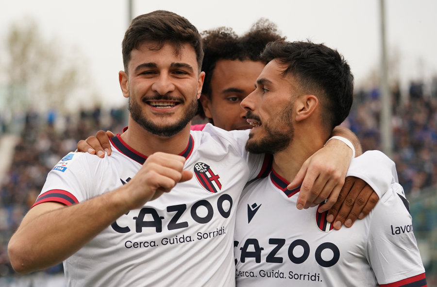 Bologna" inflicted a painful defeat on the "Atalanta" footballers