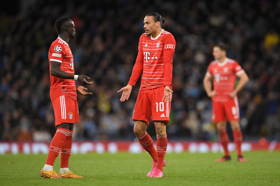 Scandal in the Bayern team: S. Mane hit L. Sane