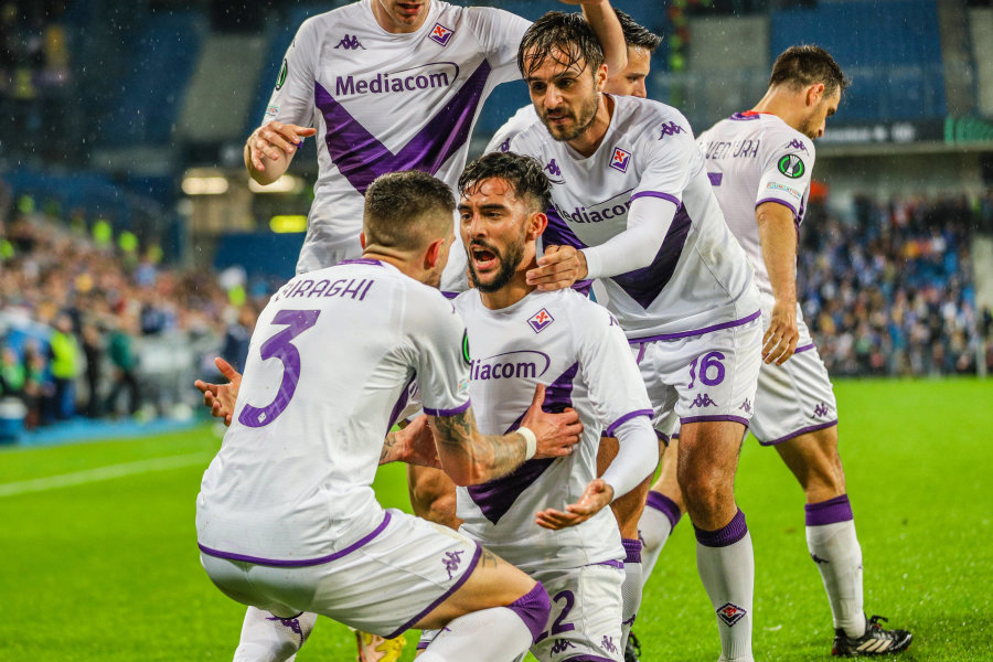 Fiorentina" crushes Poznan's "Lech" team on the road