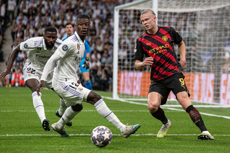 The first "Real" and "Man City" battle ended in a draw.