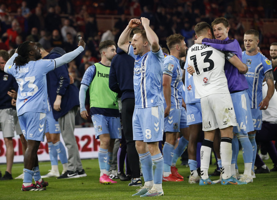 Coventry" fight for promotion to the Premier League