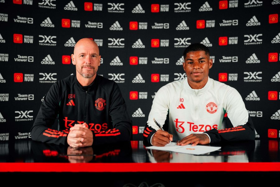 Official: M. Rashford signed a new contract with "Man Utd