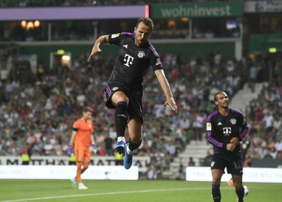 Kane's debut in the Bundesliga: productive pass, goal and victory