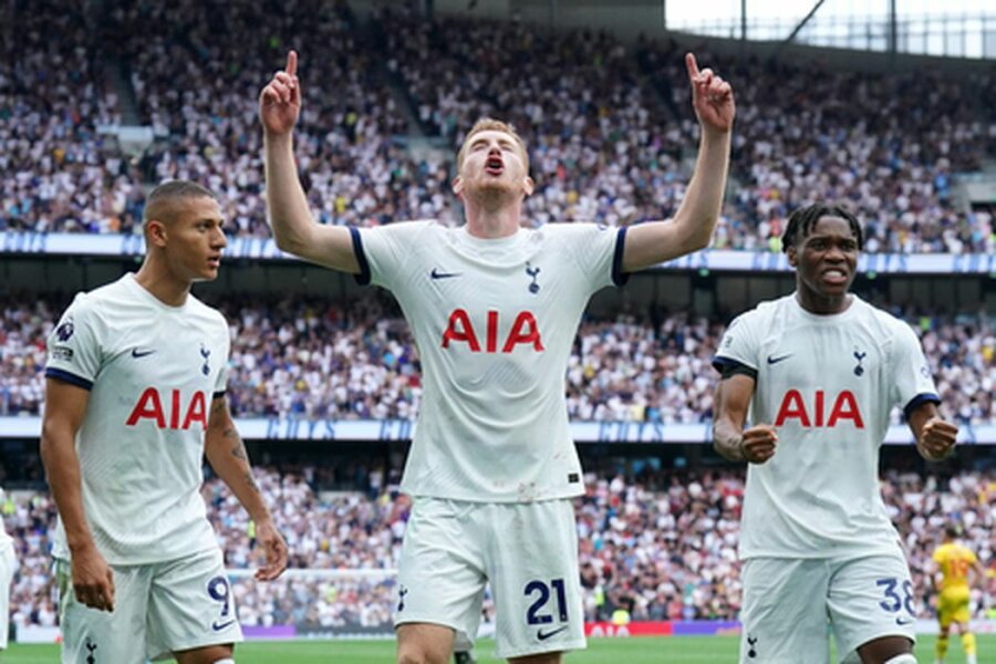 Tottenham" in matches - the latest return of all time in the Premier League