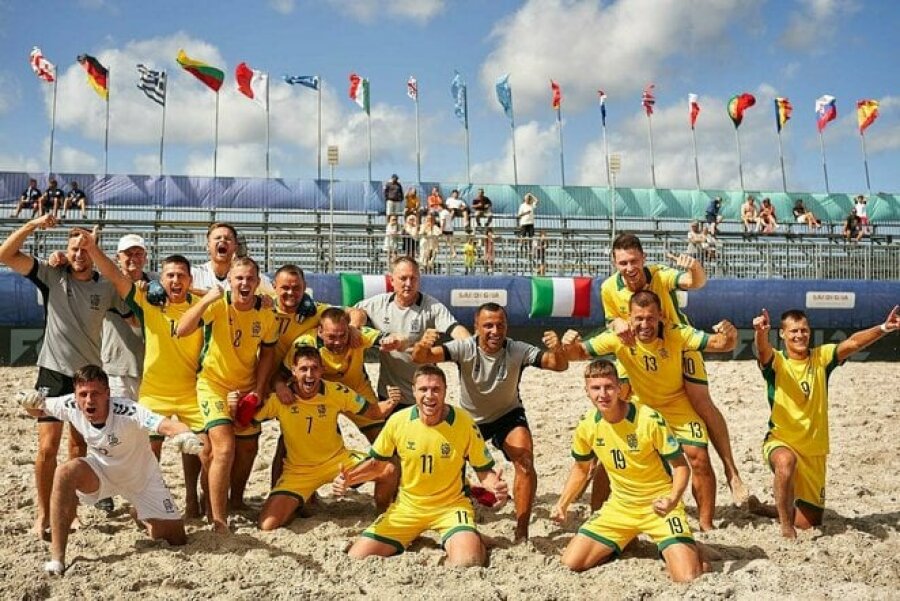 Start of the Lithuanian Beach Soccer Championship - June 8th.