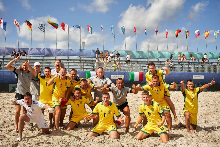 Beach soccer national team will play two friendly matches against Estonians on the road