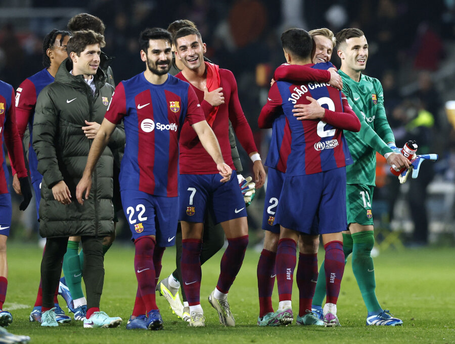 In a very heated battle, "Barcelona" claimed victory against "Atletico