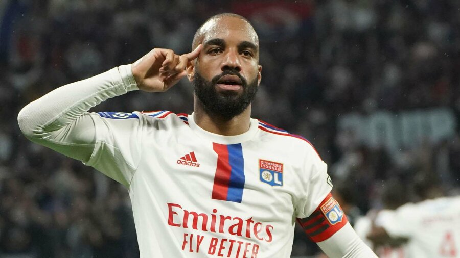 In France, A.Lacazette impressed with a hat-trick