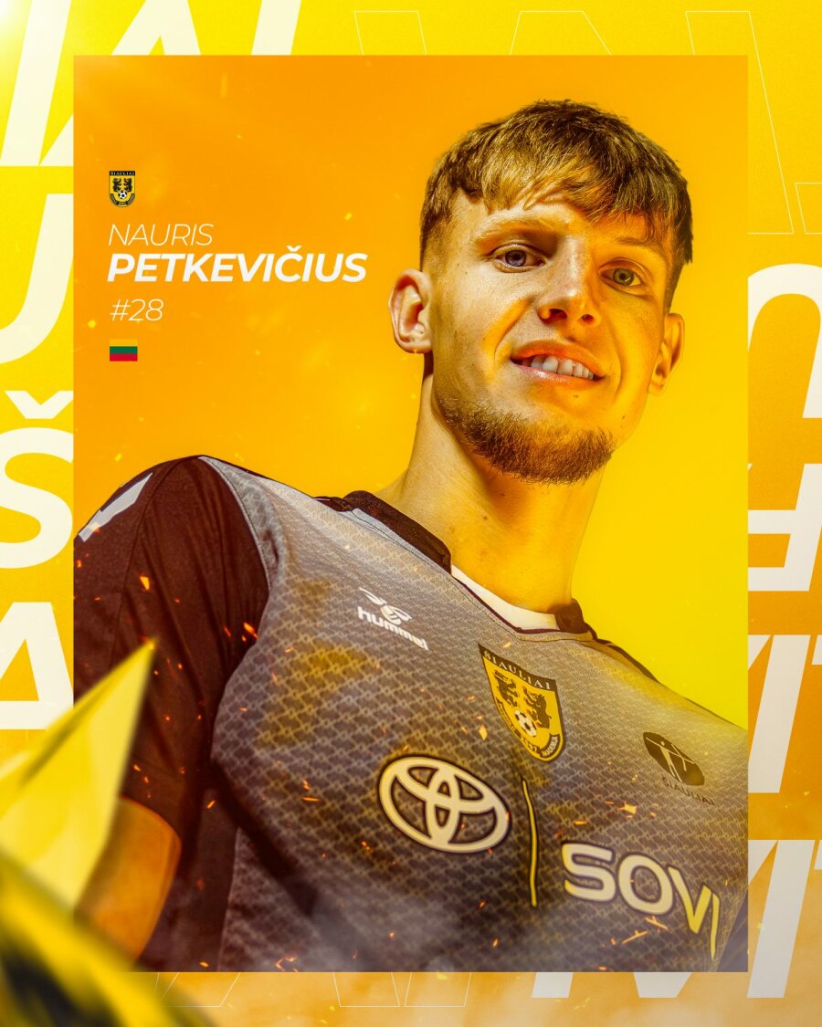 N. Petkevičius is moving to the Šiauliai club