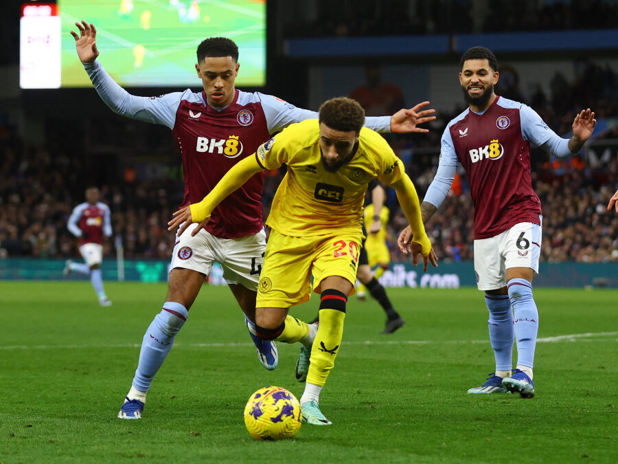 Aston Villa" secured a point in the match against "Sheffield