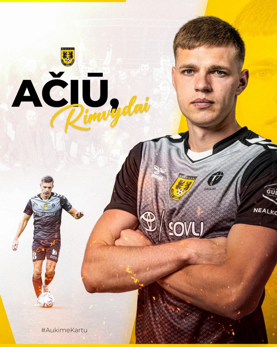 R. Sadauskas leaves the "Šiauliai" club