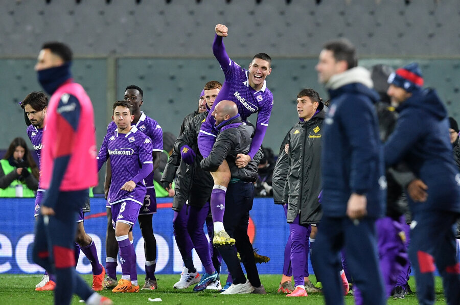 Fiorentina" reached the semi-finals of the Italian Cup after a penalty shootout