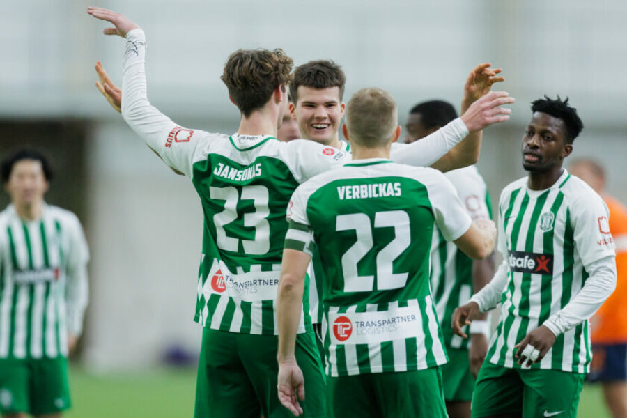 Vilnius' "Žalgiris" crushes Gargždai's "Bangos" club in control games