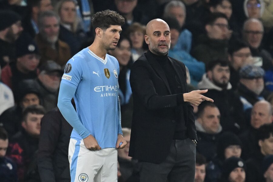 P. Guardiola: "In the match against Aston Villa we might see J. Stones