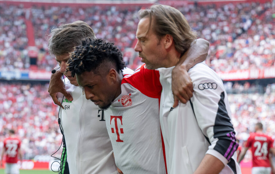 Bayern" player K. Coman will miss the rest of the season due to injury