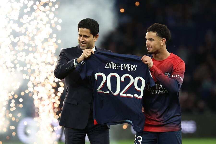 W. Zaire-Emery signed a five-year contract with PSG