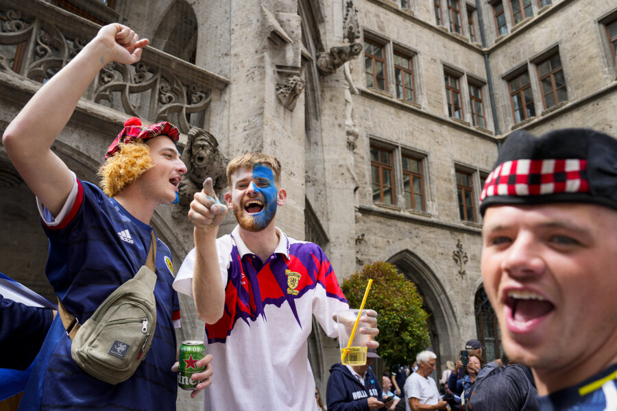 Scottish People Arriving in Germany Faced Long Lines at the Alcohol and Snack Stand